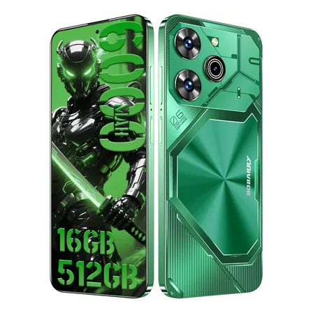 Celulares Mas Vendidos Bobarry Pava6 Pro 16gb Ram+512gb Rom Dimensity 9400 Android 14 Batería 6000mah Profesionales 32mp+108mp Cámara 5g Gamer Celular Verde