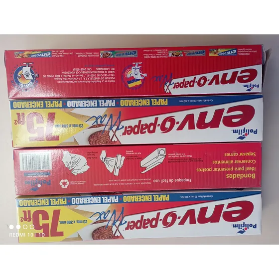 Papel Parafinado Encerado Para Hornear De 23 Metros