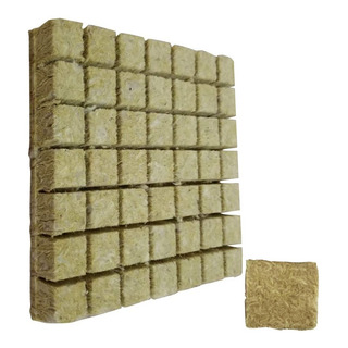 Cubos De Lana De Roca Para Germinación E Hidroponía, 49 Cáps Cubos De Lana De Roca Para Germinación E Hidroponía, 49 Cáps