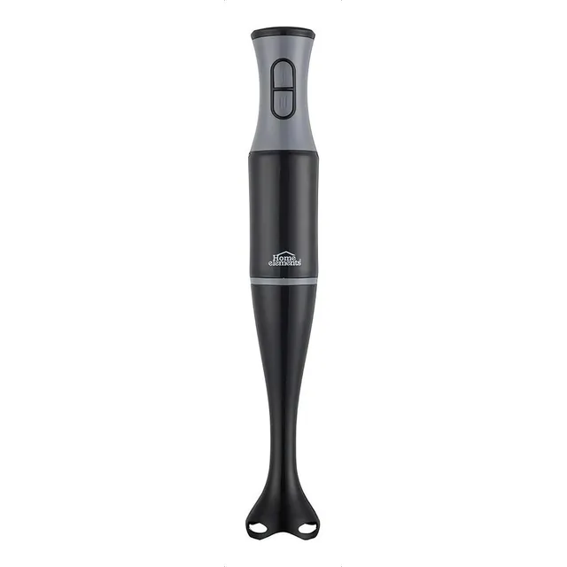 Licuadora Personal de Mano y Batidora de Inmersión Dualmix Eléctrica Home Elements Color Negro HE538N 110V 60 Hz