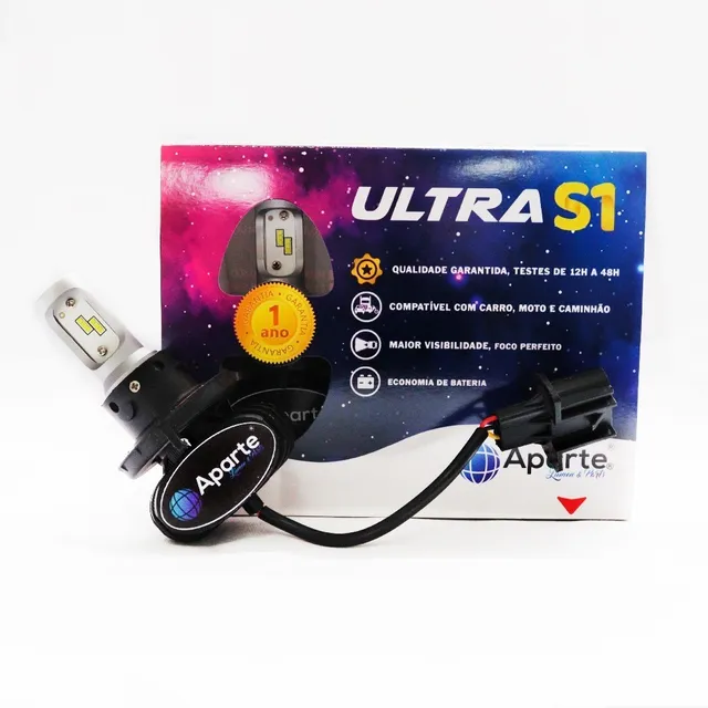 Lâmpada Farol Led Camaro 2013 H13 Ultra S1 (1 Ano Garantia)