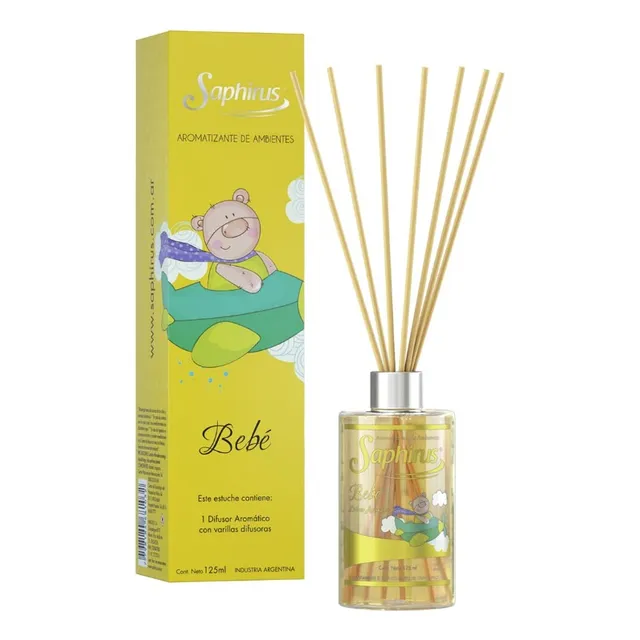 Difusor Saphirus Con Varillas Aromatizador De Ambiente