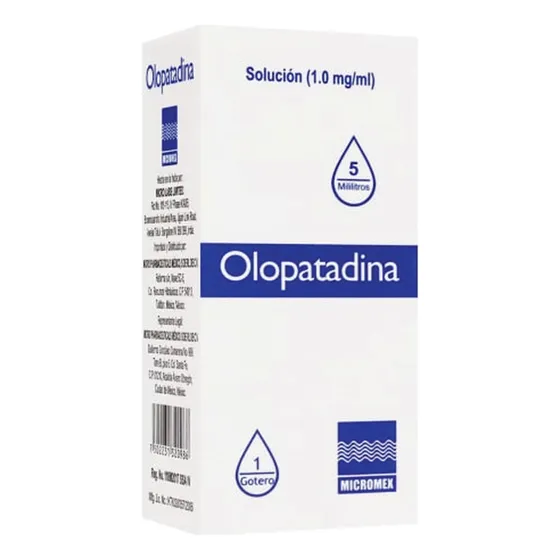 Olopatadina Micromex Sol. Oft. Gotero 5 Ml 1 Mg/1 Ml