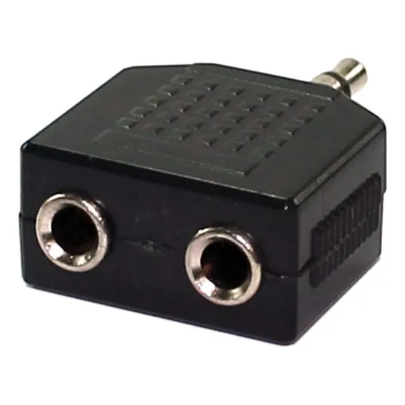 Adaptador P2 Dslr P/ 2 P2 (femea)  Microfone