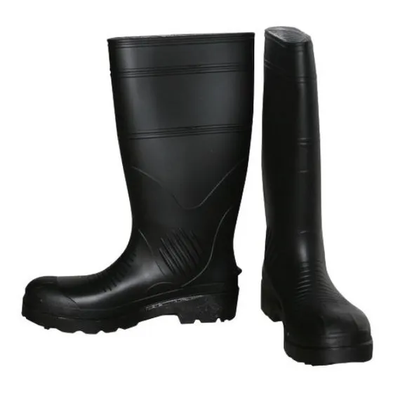 Bota De Pvc Caña Larga Con Puntera De Acero