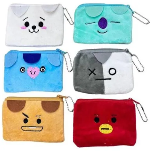 Monedero Para Mujer Diseño Happy Pet Color Variado X12 Uni