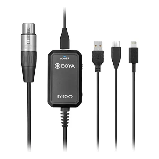 Boya By-bca70 Adaptador De Audio Con Phantom Power Xlr A