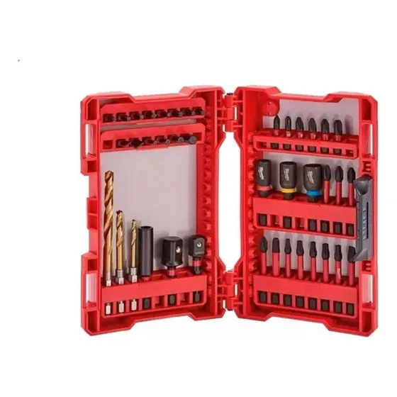 Juego De Puntas De Impacto De Destornillador Milwaukee 40pc