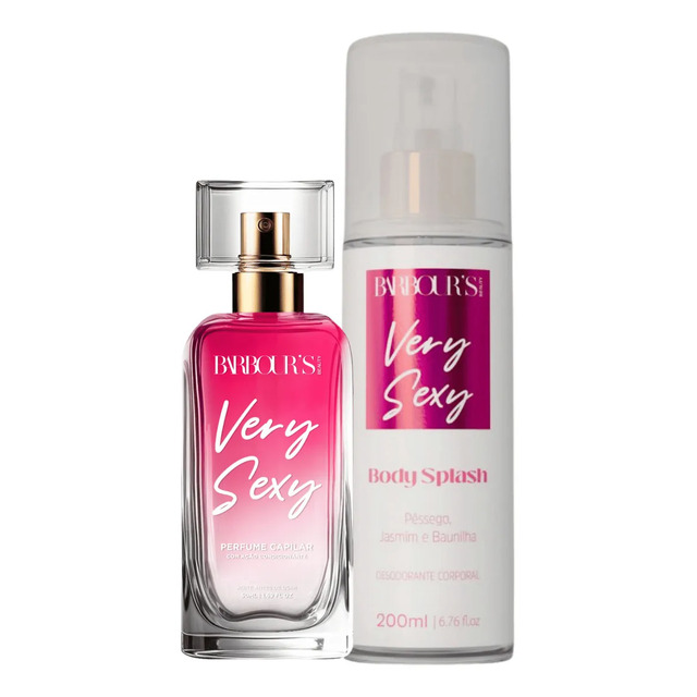 Perfume Capilar E Body Splash Corporal Very Sexy Barbour's Beauty