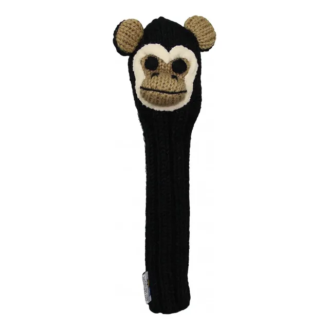 Gorro Golf Calle Lana Punto Animal Pez Luna Mono