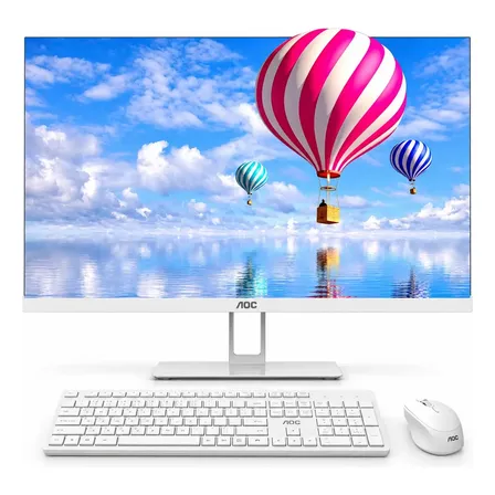 Computador All In One Aoc Intel I5 23.8" Ddr3 Ssd Teclado Mouse