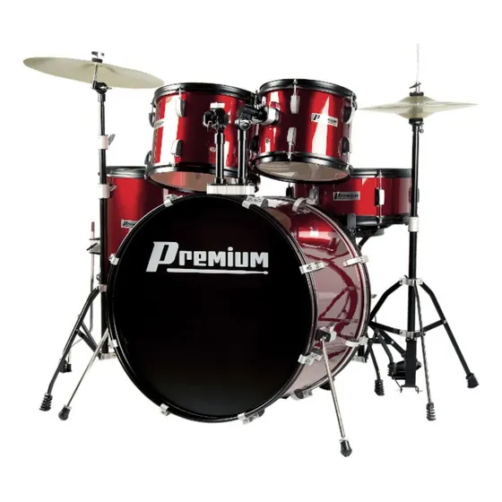 Bateria Premium Dx722, Completa, Banco, Prato, Pedal