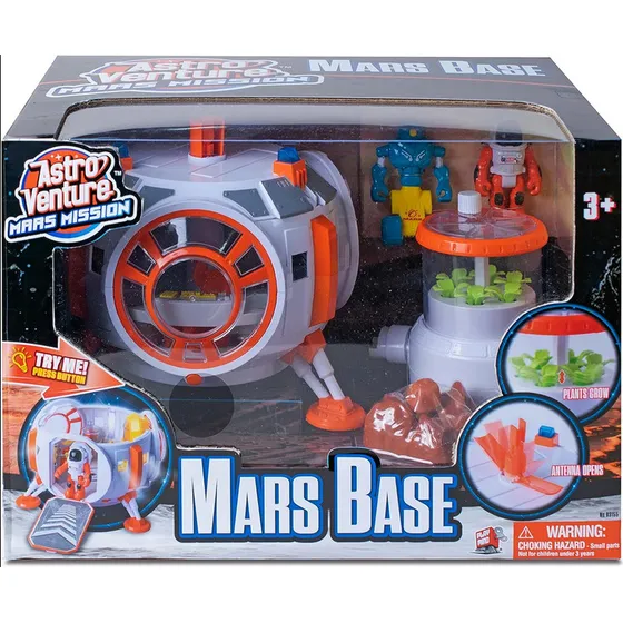 Astro Venture 63155 Playset 36cm Mision Marte Base C/luz