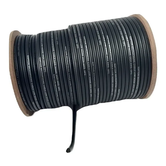 Cable Para Micrófono Cal. 2 X 24 100 Metros  Kapton Kmc-220