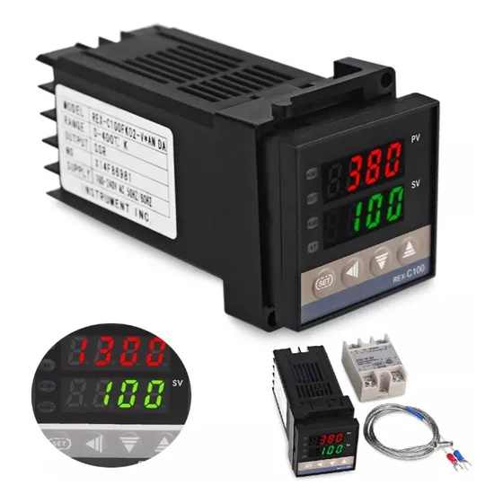 Termostato Controlador Temperatura Pid Rex-c100 0-400°c