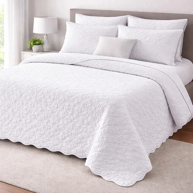 Cobre Leito Queen Matelado Dupla Face Leve Confortável Macio Branco Matelado Cobre Leito Queen Matelado Dupla Face Leve Confortável Macio Branco Matelado