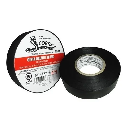 Teipe Cobra Original Fermetal 3/4'' X 18m Pack 5 Unidades