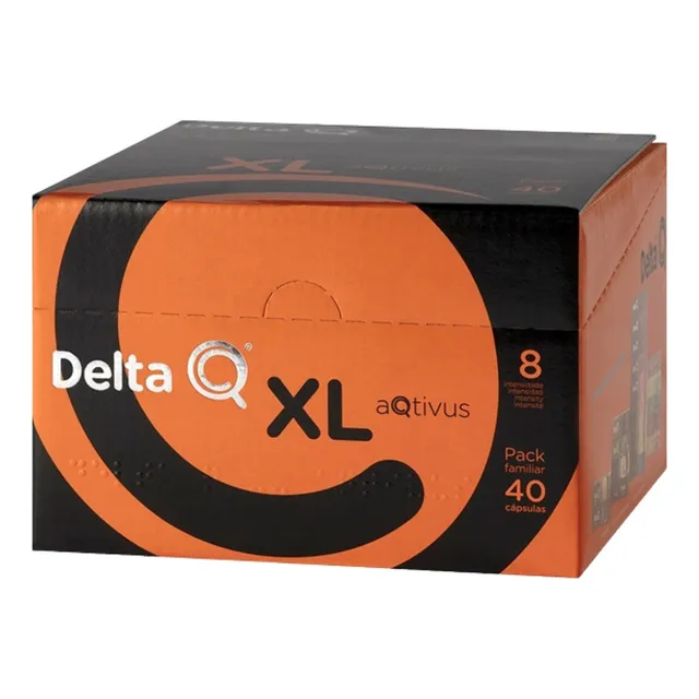 40 Cápsulas Delta Q Café Pack Econômico Aqtivus Int. 8