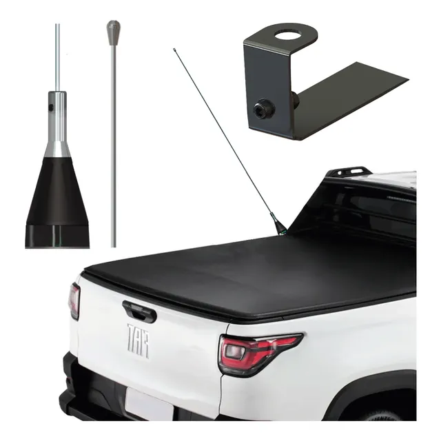 Antena Px Enfeite Caminhonete Pickup Suporte Strada Saveiro