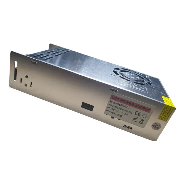 Fuente Conmutada Solo 220v-12v-360w Pantalla Led Cnc Ploter