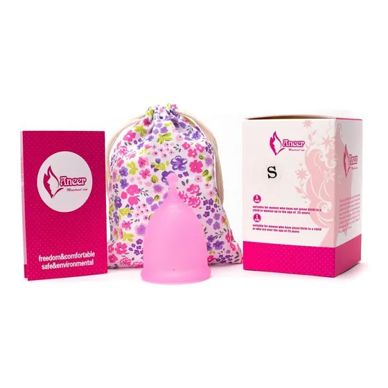 Copa Menstrual Certificada - Segura Y Suave + Bolsa Tela (s)