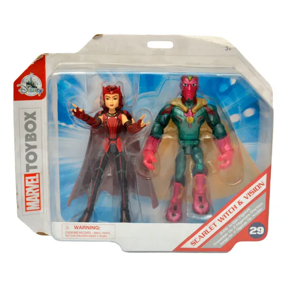 Figuras Scarlet Witch And Vision Wandavision Marvel Toybox