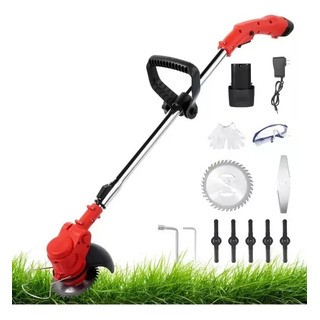 Desbrozadora Eléctrico Inalámbrico Podadora Kits De Césped Color Negro Con Rojo Desbrozadora Eléctrico Inalámbrico Podadora Kits De Césped Color Negro Con Rojo