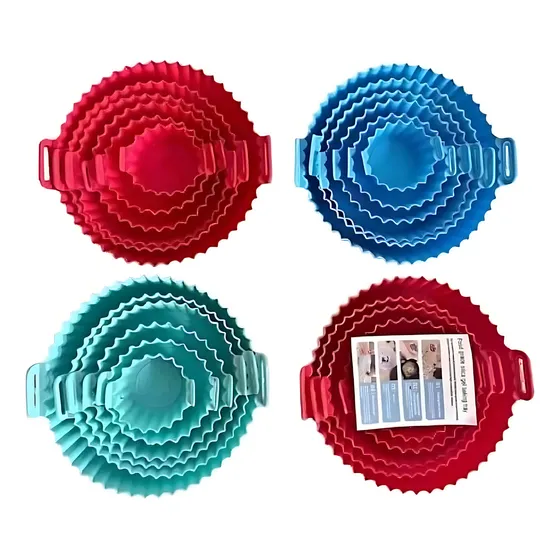 Moldes De Silicona Para Airfryer Freidora Protector Set X6 52 Bits