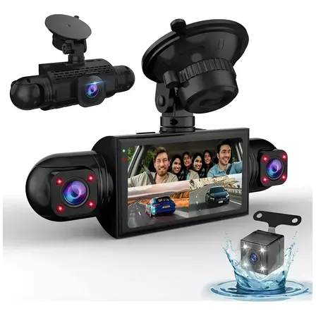 Câmera Veicular 4 Câmeras 360° Full Hd 1080p Visão Noturna