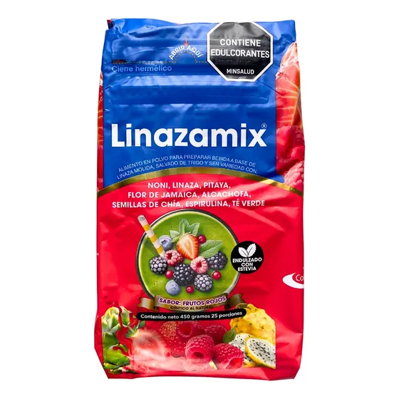 Fibra Linazamix Colon Frutos Rojos 450g