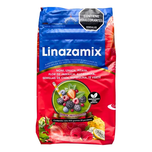 Fibra Linazamix Colon Frutos Rojos 450g