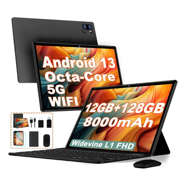 Tablet 10'' 12gb Ram+128gb Rom Android 13 Wifi 5g 8000mah