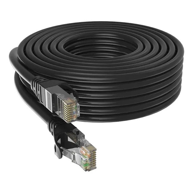 Cable Ethernet Cat 6 Exterior Blindado De 50 Metros Gigabit