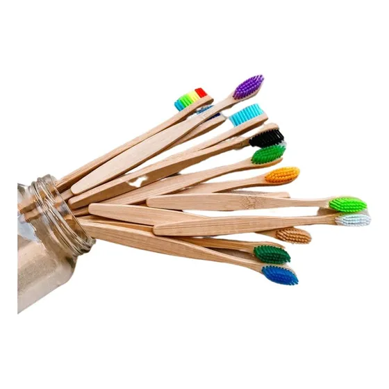 Cepillo De Bambu Por Mayor 50 Unidades