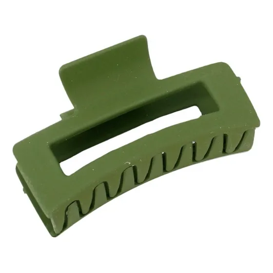 Broche De Pelo Mujer  Rectangular Opaca Tamaño Grande
