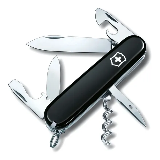Cortaplumas Victorinox Spartan Suiza 12 Usos Navaja Color Negro