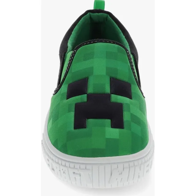 Zapatos Minecraft Verde Con Negro Talla 36-37