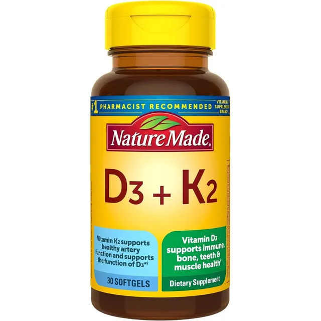 Vitamina D3 + K2 Nature Made 30 Softgel