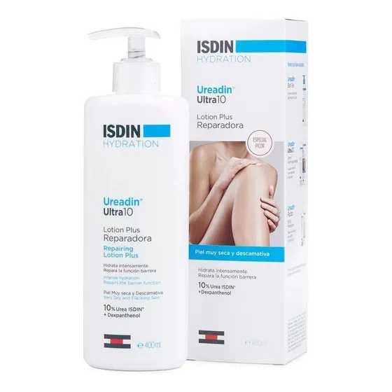 Isdin Ureadin Hydration Ultra 10 Loción Plus Reparadora Hidratante Pieles Secas 400ml Tipo De Envase Botella Fragancia Suave