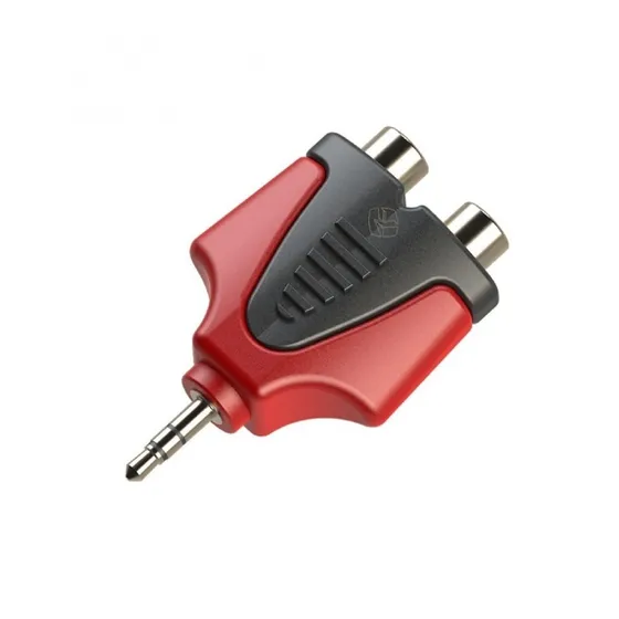Adaptador Ficha 2 Rca H A Miniplug St 3.5