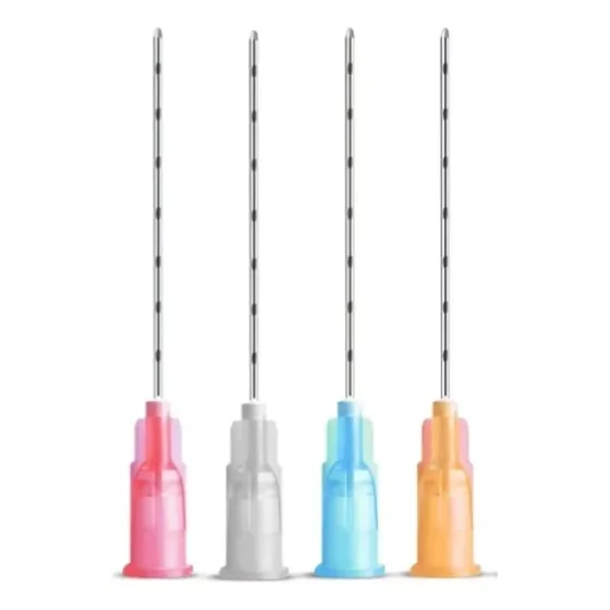 Micro Canulas 22g X 50mm Canula Con Aguja Guía Pack 10