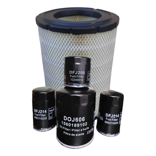 Kit Filtros Para Npr Con Turbo Marca Elemfil