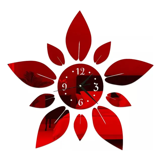 Reloj De Pared Decorativo Digital 3d Grande  Minimalista