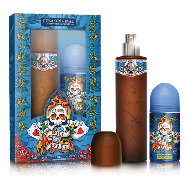 Cuba Wild Heart Desodorante Y Edt 100ml Estuche De Regalo