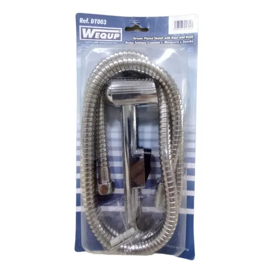 Ducha Telefono Con Manguera Y Soporte Tipo Aida Wequp