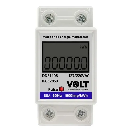 Medidor Consumo De Energia Monofásico 220v