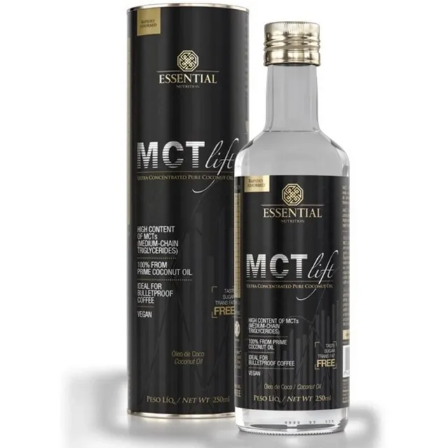 Mct Lift Garrafa Óleo De Coco 250ml - Essential Nutrition
