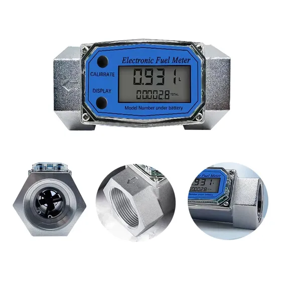 Medidor De Flujo Digital De Turbina De 1.5  Pantalla Lcd