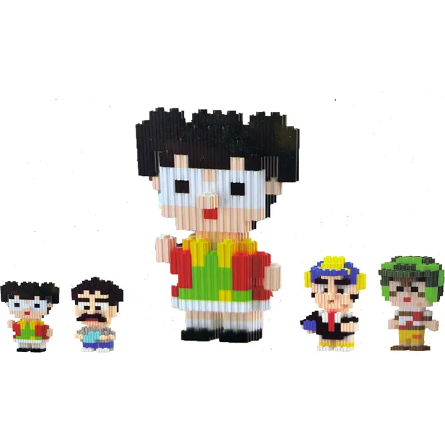 Juguete De Fichas Para Armar (magic Block) Figura Armable