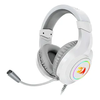 Headset Gamer Redragon Mento H270-w Rgb Pc Notebook Console Cor Branco Headset Gamer Redragon Mento H270-w Rgb Pc Notebook Console Cor Branco